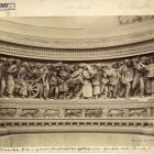 Architectural photograph - the 'Work' frieze on the main gate of the Paris Universal Expositin 1900