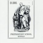 Ex-libris (bookplate) - Preparatory School Buffalo