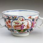 Cup - With two handles and chinoiserie decoration