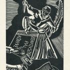 Ex-libris (bookplate) - The book of Pál Benyovszky