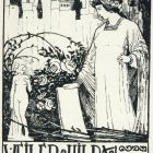 Ex-libris (bookplate) - The book of Hilda Weiler