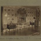 Interior photograph - grand salon in the Erdődy Castle of Galgóc