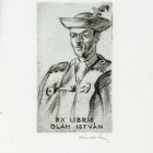 Ex-libris (bookplate) - István Oláh