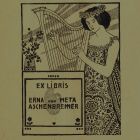 Ex-libris (bookplate) - Erna and Meta Aschenberger