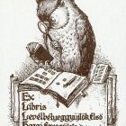 Ex-libris (bookplate) - First National Association of Stamp Collectors, Budapest