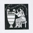 Ex-libris (bookplate) - Dr Ladislaus Petrikovits