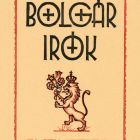 Könyvcímlap - Bulgarian authors