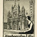 Ex-libris (bookplate) - Lilly Zámborszky