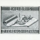 Ex-libris (bookplate) - Dr. István Ferenczi