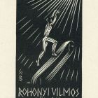 Ex-libris (bookplate) - Book of Vilmos Rohonyi