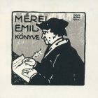 Ex-libris (bookplate) - Book of Emil Mérei