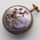 Pocket watch - dipicting  Venus in her chariot, drawn by doves