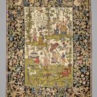 Rug - with chinoiserie scenes