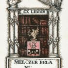 Ex-libris (bookplate) - Béla Melczer