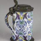 Tankard with pewter lid