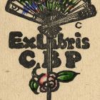 Ex-libris (bookplate) - CBP (Mrs. Brown-Potter)