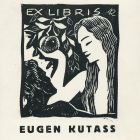 Ex-libris (bookplate) - Eugen Kutass