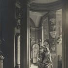 Exhibition photograph - plaster copies of statues exhibited in the Hungarian National Museum