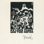 Ex-libris (bookplate) - Fanny und Toni Hofer