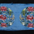 Clothing fragments - with rose and butterflys