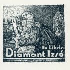 Ex-libris (bookplate) - Izsó Diamant