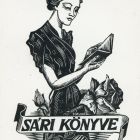 Ex-libris (bookplate) - The book of Sári