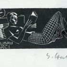 Ex-libris (bookplate) - Marci (wife of László Félegyházi)