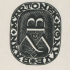 Ex-libris (bookplate) - Book of the family of Márton Baán