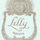 Ex-libris (bookplate) - Book of Lilly