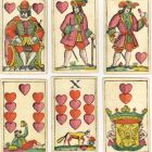 Playing card - Card with baroque costumes