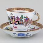 Tea cup and saucer (part of a service)