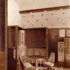 Interior photograph - small salon designed by József Vágó in the Schiffer Villa