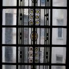 Architectural photograph - Stained glass window on the fifth floor of the main staircase, Kasselik House (Budapest, 3 Vörösmarty Square)