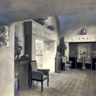 Exhibition photograph - a side room of the relics group in the second Hungarian Pavilion, Milan Universal Exposition 1906