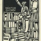 Ex-libris (bookplate) - György Kántor