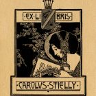 Ex-libris (bookplate) - Carolus Stielly