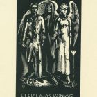 Ex-libris (bookplate) - Book of Lajos Elek