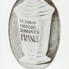 Ex-libris (bookplate) - Mr. Pharm. Josephus Frankl