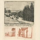 Ex-libris (bookplate) - Hugo Sanner