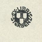 Ex-libris (bookplate) - (Károly) Sterbenz (ipse)