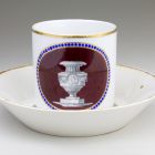 Coffee cup with saucer