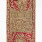 Silk fabric - so called Florentine border with the scene of the Resurrection