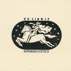 Ex-libris (bookplate) - Győző Konkoly