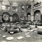 Exhibition photograph - Japanese garden of Márton Varga at the exhibition of "Floral Budapest - Floral Hungary'  in the Museum of Applied Arts, november 1929