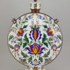 Pilgrim's flask - With Hungarian style decoration