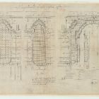 Plan - cover- consignation of side walls of the open entrance hall, Museum of Applied Arts