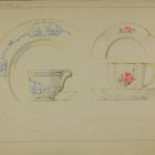 Design - for the ornament of porcelain cups and plates