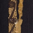 Fabric fragment - Piece of linen tabby with monochrome tendril