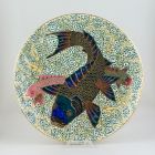 Wall platter - With fish