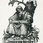 Ex-libris (bookplate) - Book of Dr. József Magyar